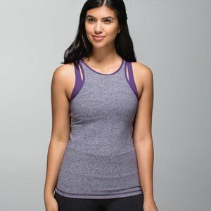 Ω Lululemon Inspiration Tank Heathered Black Grape